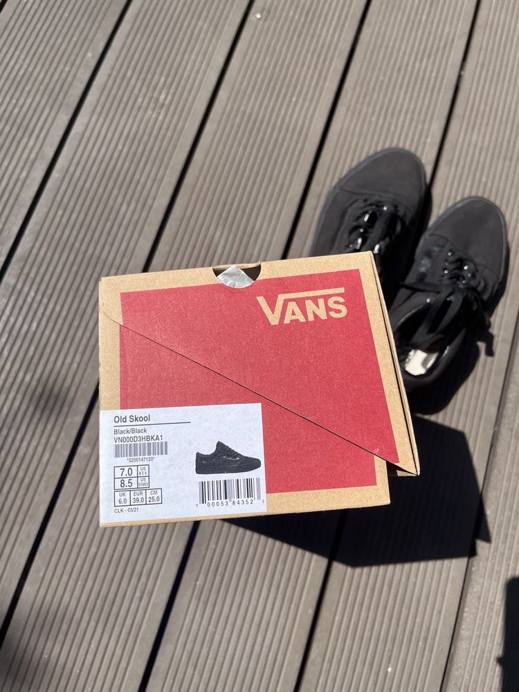 Czarne buty Vans Old Skool