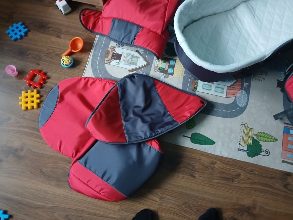 Wózek 3 w 1 w dobrym stanie.