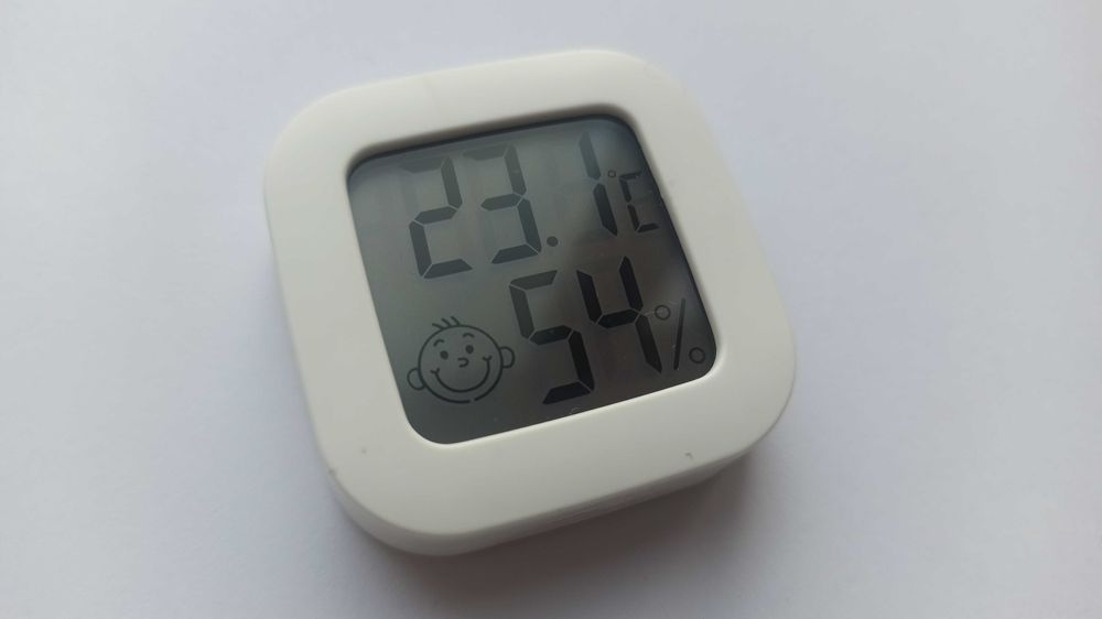 Цифровий електронний термометр, гігрометр з сенсором вологості