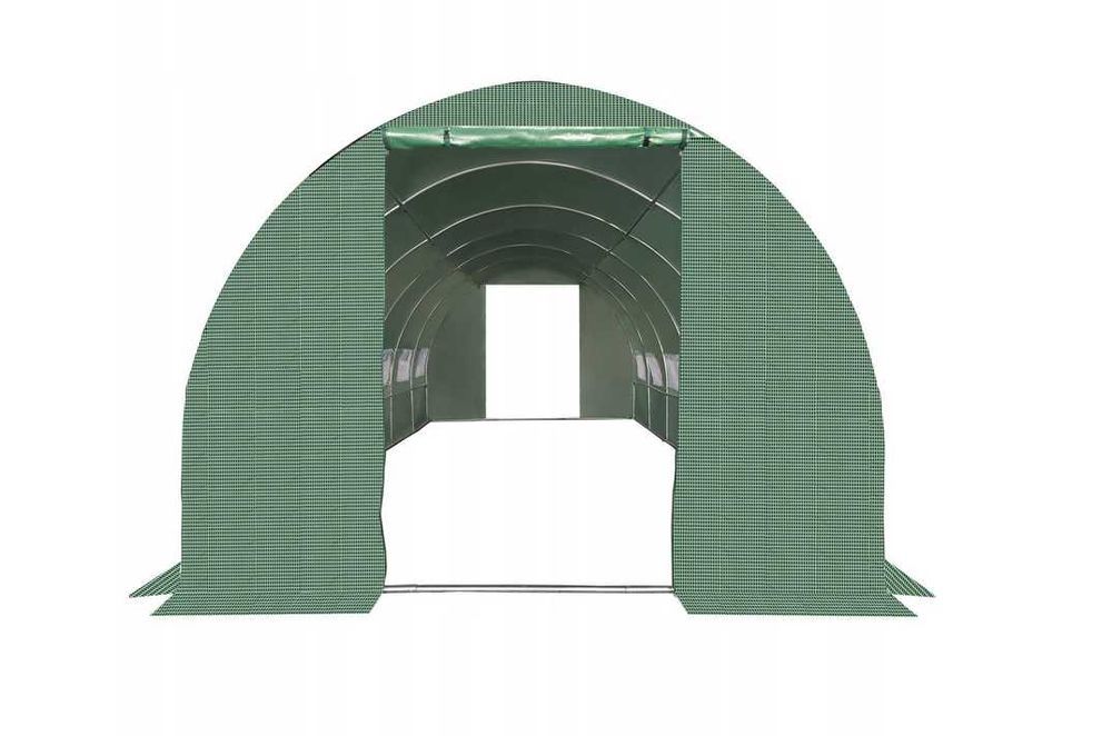 Tanio DUŻY i MOCNY Tunel foliowy 10 m2 4m x 2,5m cm SZKLARNIA ogrodowa