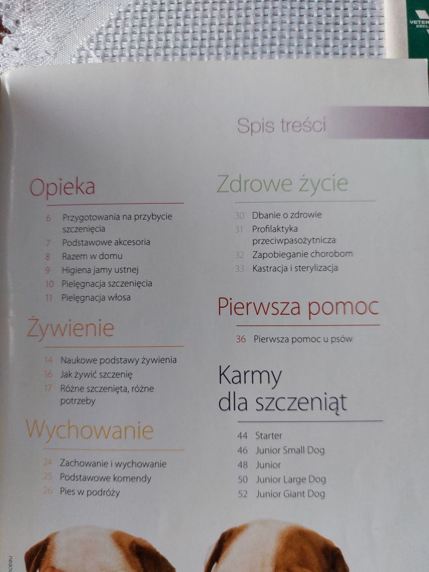 2 książki gdy pies choruje 1 przewodnik +gratis broszury