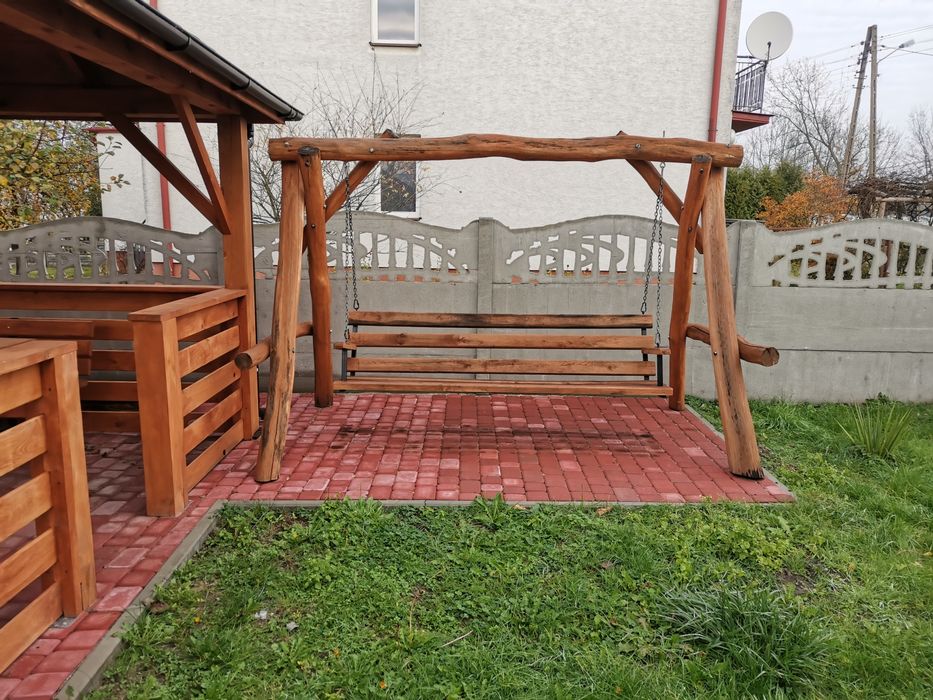 Sprzedam budy stoly ławki huśtawki piaskownice studnię altanke deski