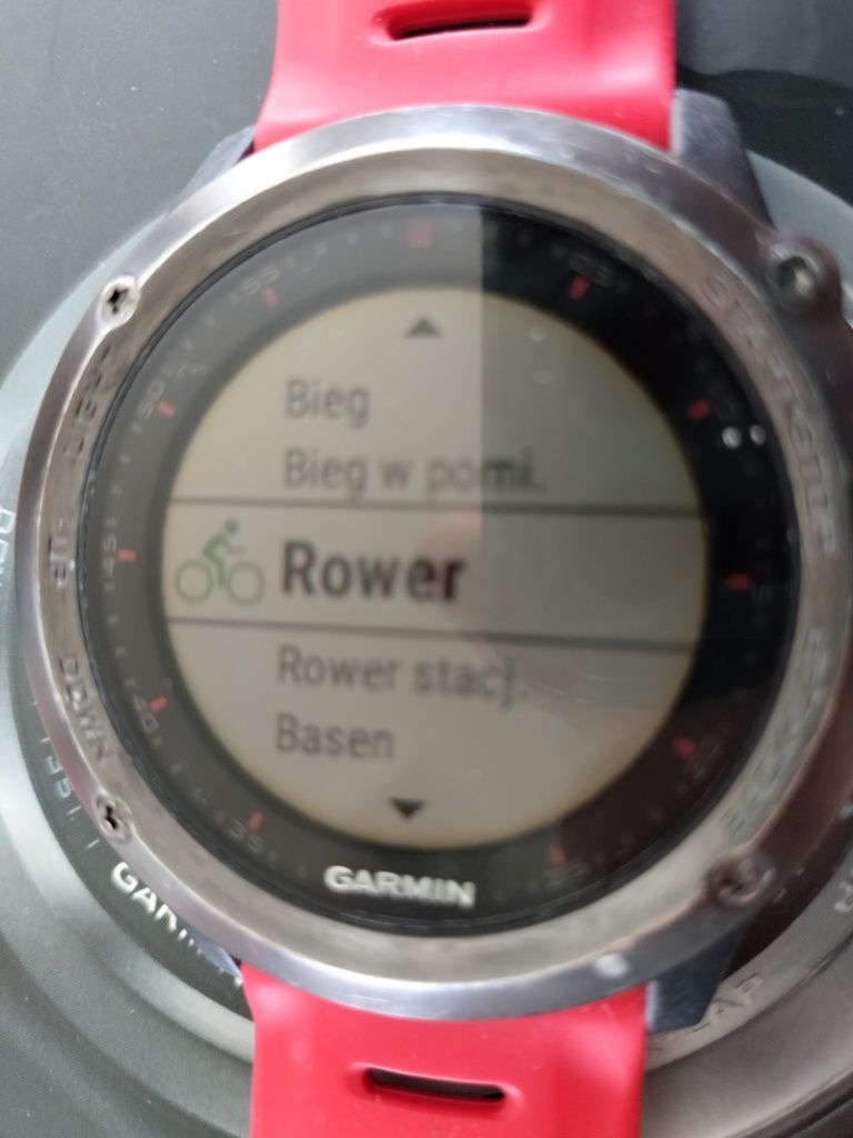 Garmin Fenix 3 HR czarny czerwony pasek ładowarka polski dystrybutor