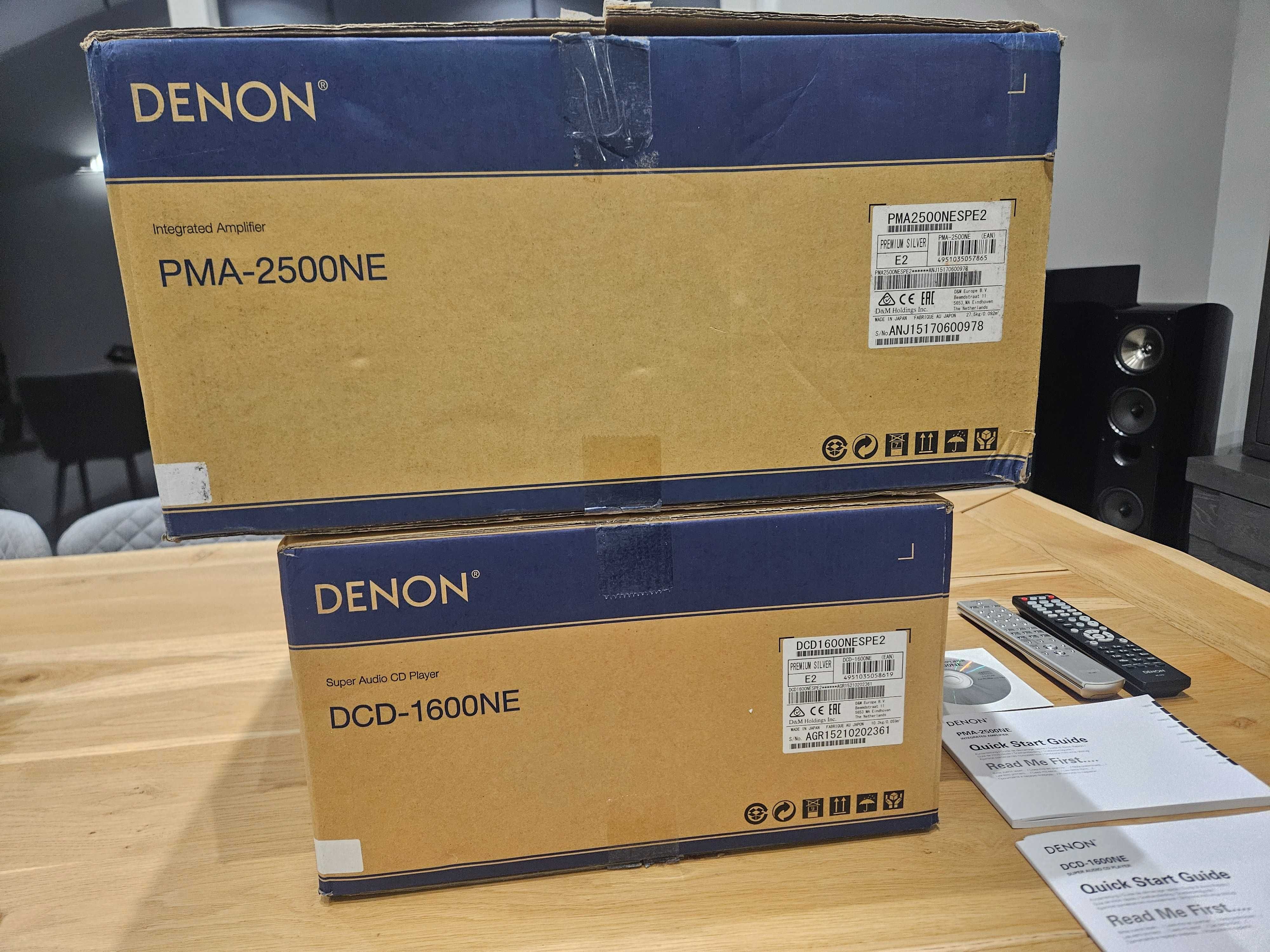 Denon PMA 2500 NE +DCD 1600 NE Stan salonowy
