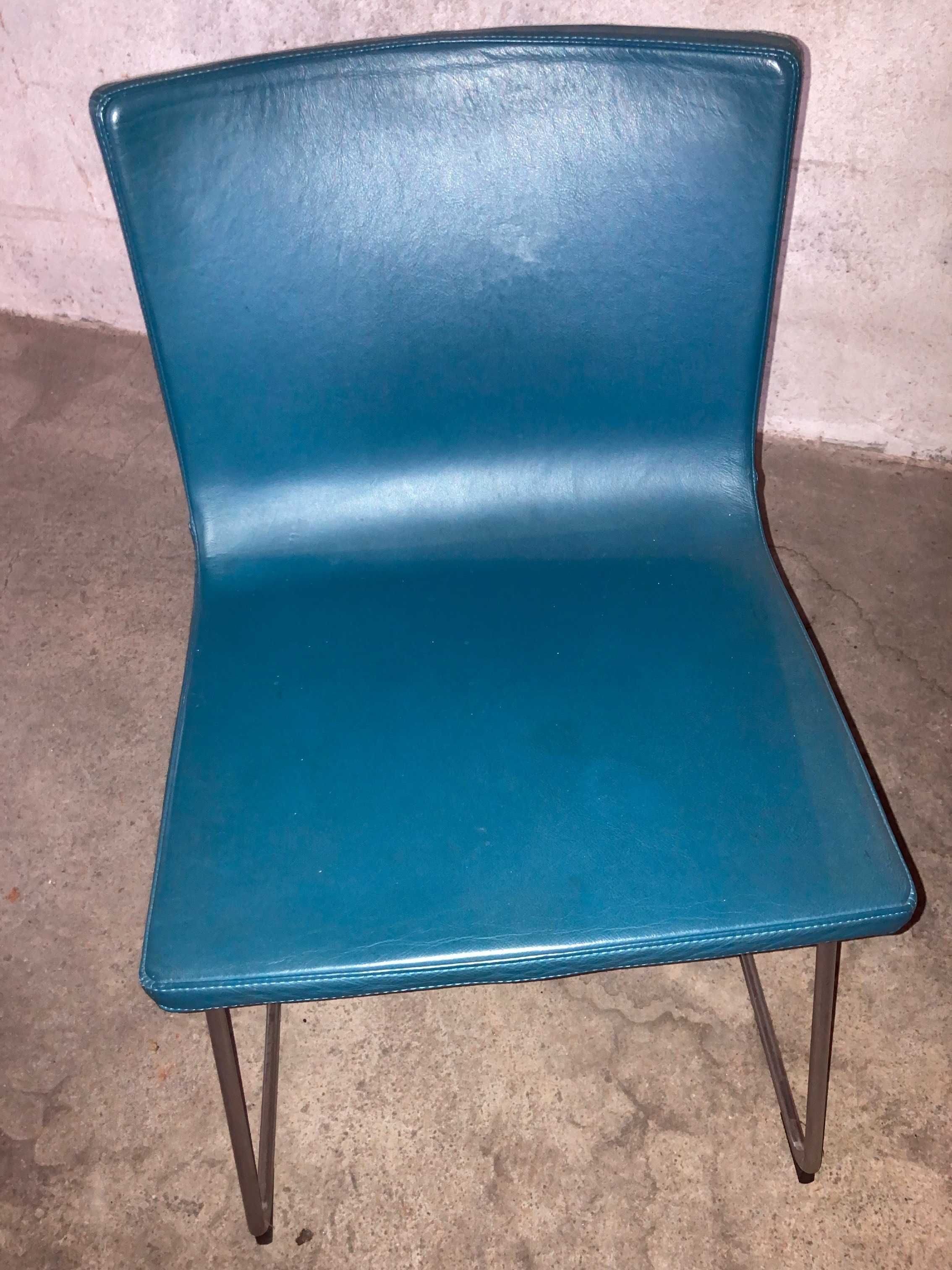 Cadeiras pele azul IKEA