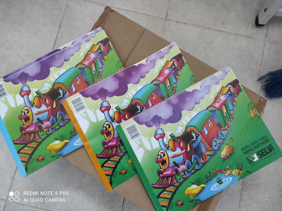 Cadernos para trabalhos manuais.