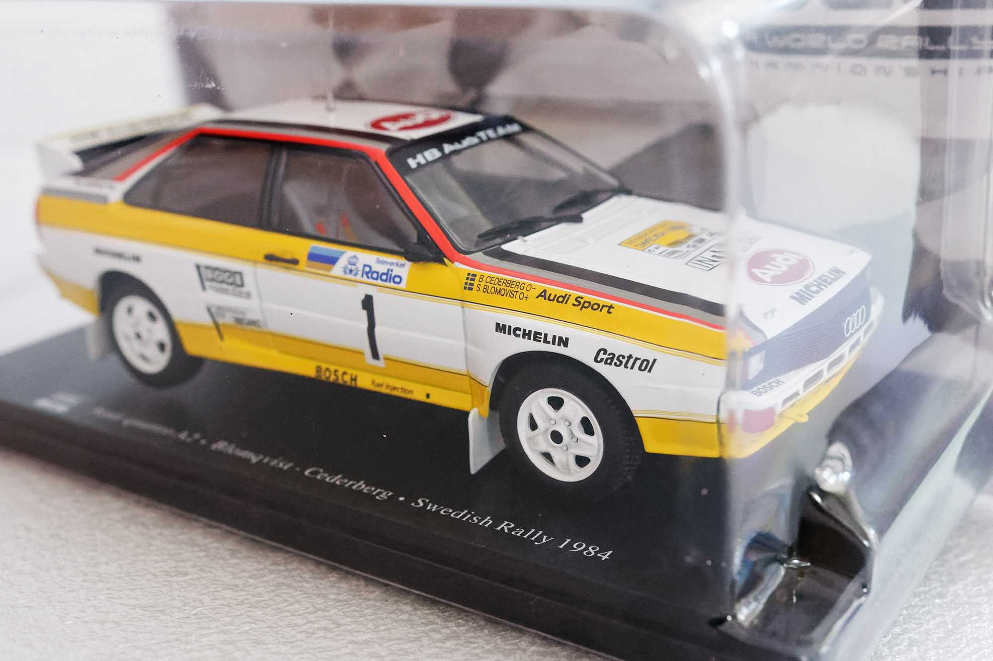 AUDI QUATTRO A2 1:24 Hachette WRC 1984 Stig Blomqvist