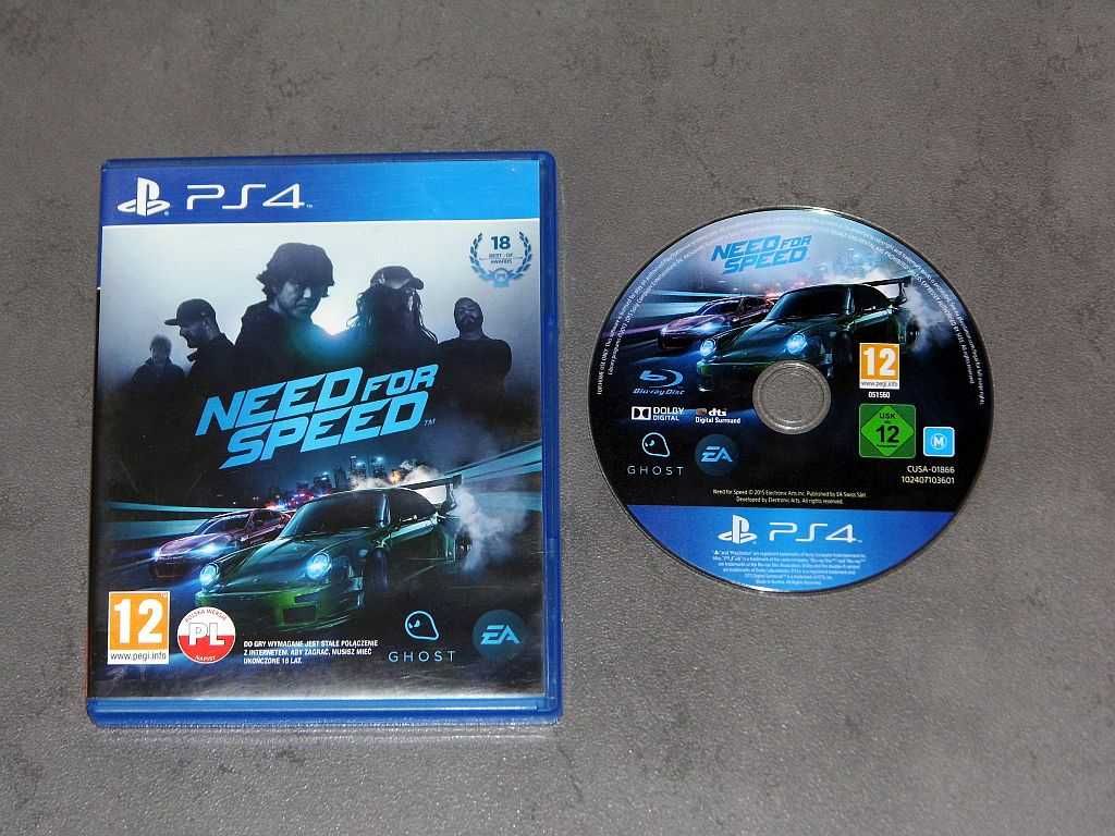 Gra oryginalna na konsole PS4 Need for Speed PO POLSKU