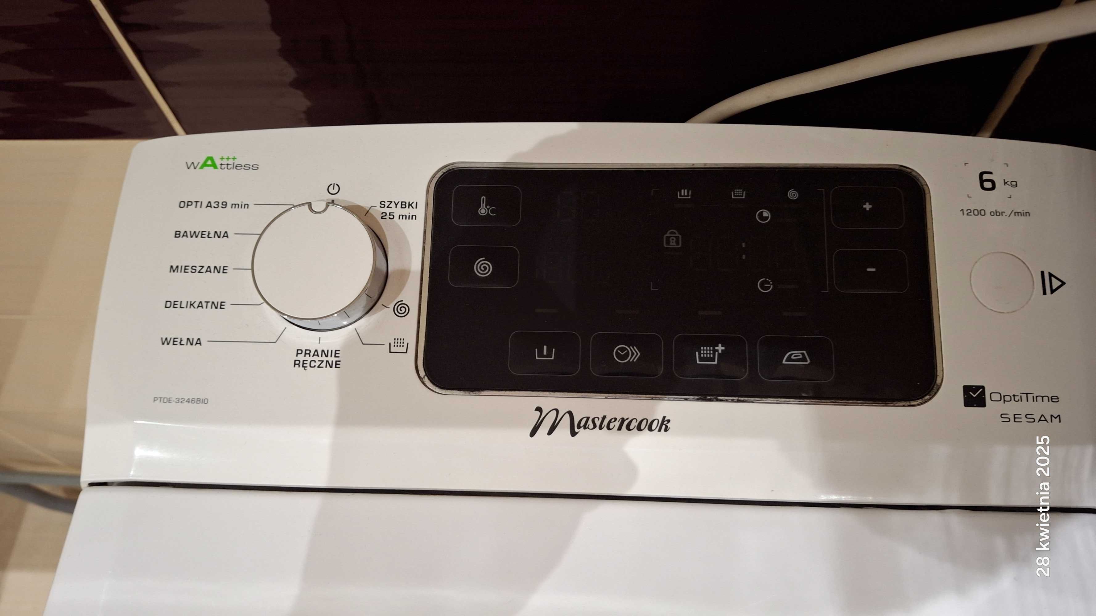 Programator pralki Mastercook PTDE-3246BIO