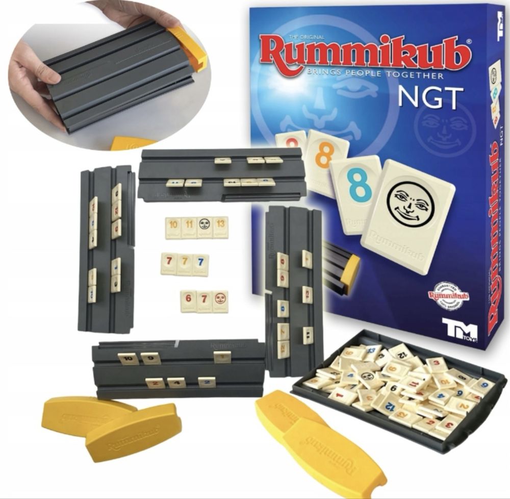 Rummikub gra planszowa logiczna liczbowa RUMMIKUB NGT wersja PODRÓŻNA!