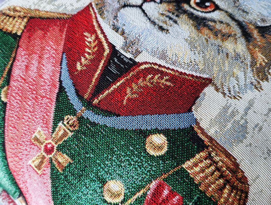 Poszewka gobelinowa ozdobna z kotem 618 Gatto Napoleon