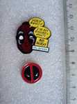 2 pins Deadpool da Marvel comics