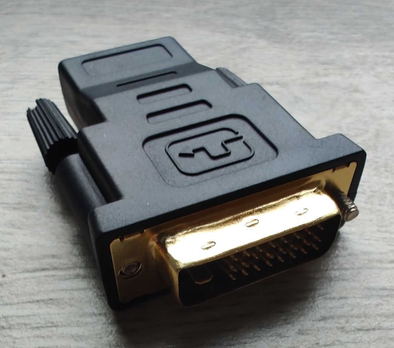 Adapter Przejściówka Konwerter DVI-D 24+1pin do HDMI