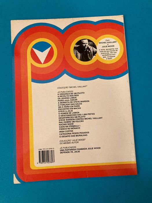 Livro Michel Vaillant A Vingança de um Piloto Meribérica / Liber
