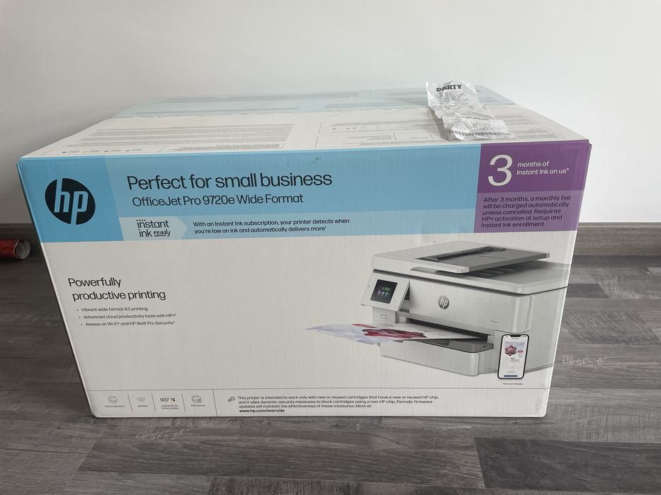 Impressora Multifunções HP OfficeJet Pro 9720E A3 (937)
