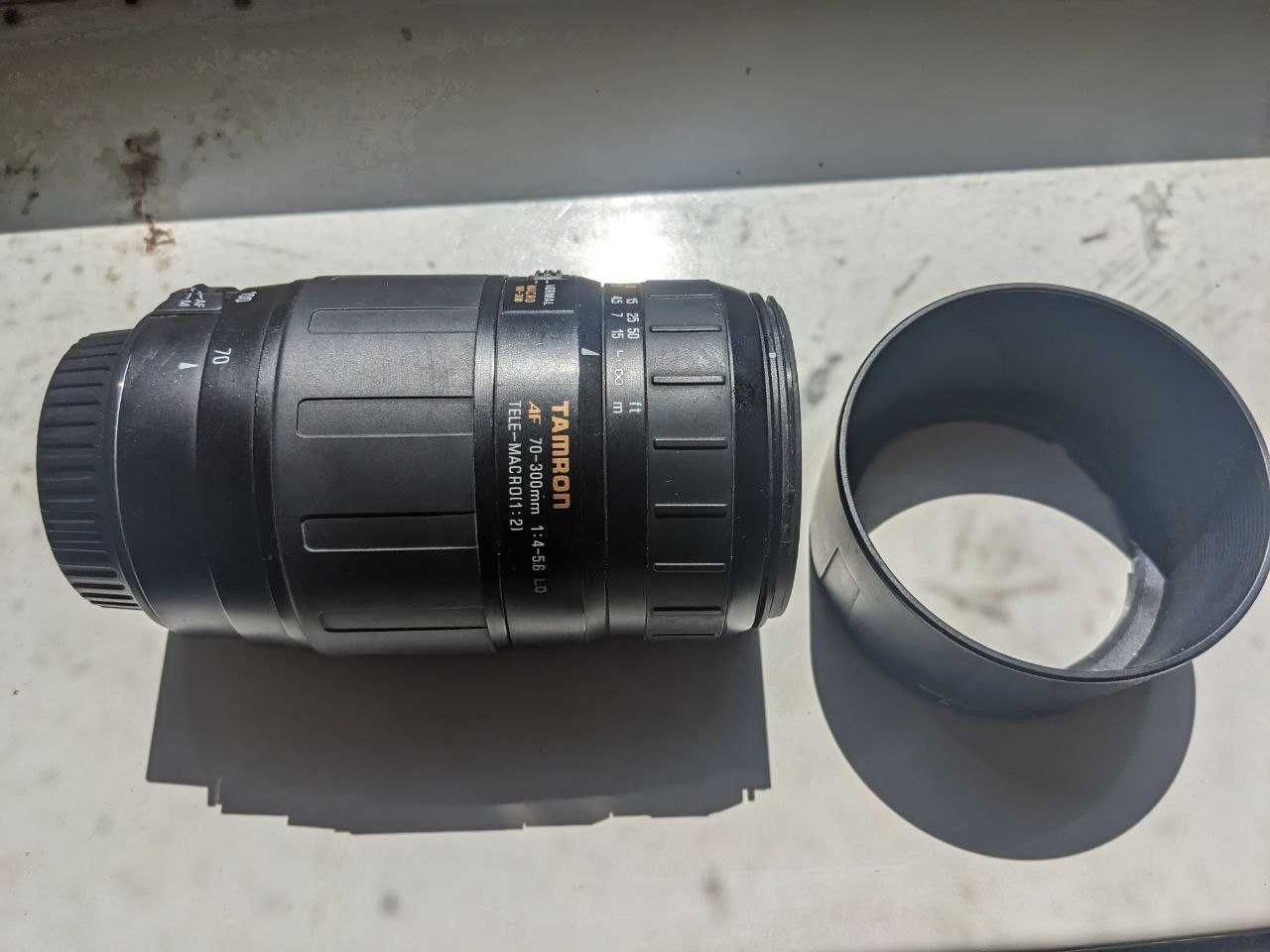 Об'єктив Tamron 70-300 mm 1:4-5,6 LD TELE-MACRO(1:2)
байонет Canon EF