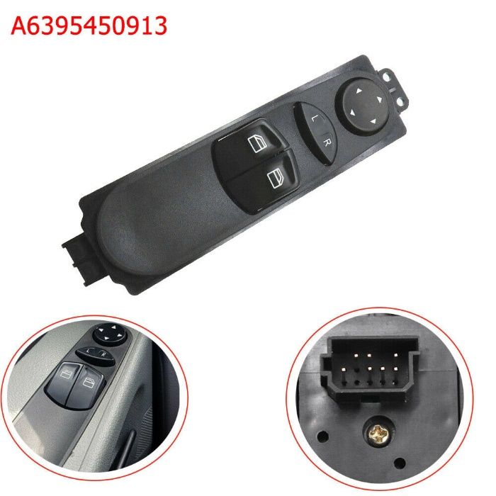 Botão Interruptor Comando Vidros Mercedes Vito W639 Novo
