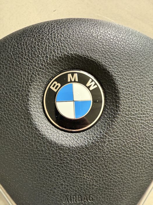 Kierownica multifunkcyjna bmw f30/f31 czarna skorzana skórzana komplet