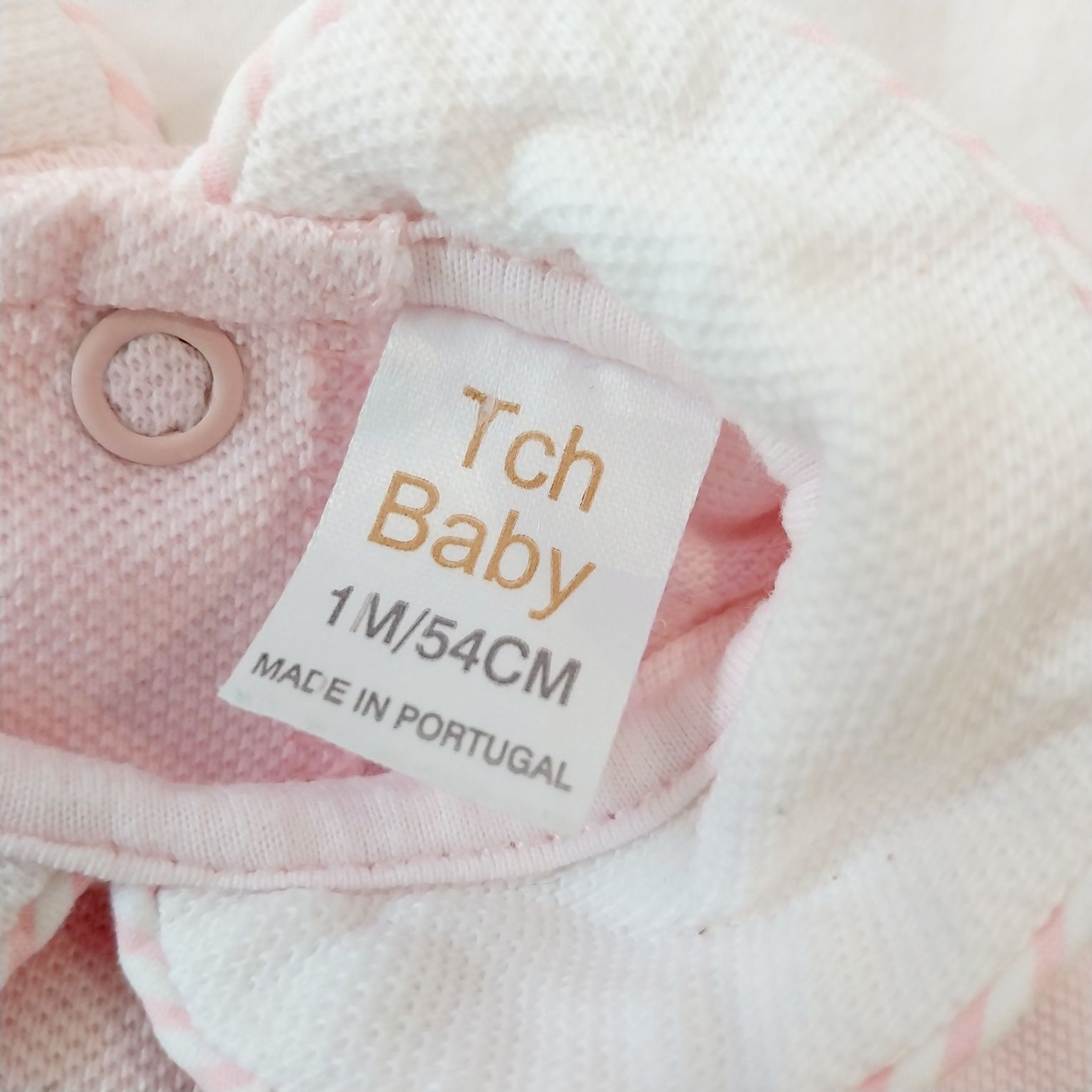 Conjunto bebé cor de rosa