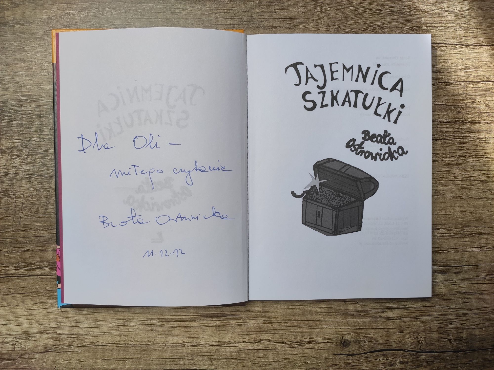 Tajemnica szkatułki Beata Ostrowicka