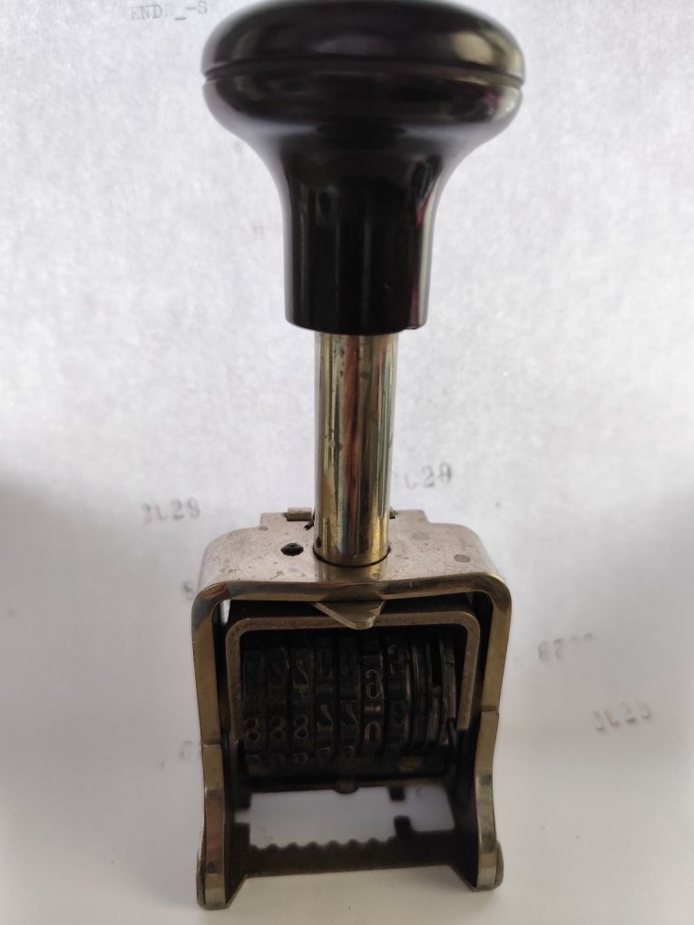 Carimbador numerador automatico anos 60/70