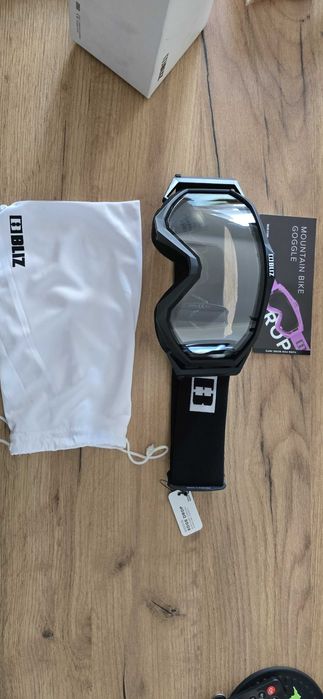 Gogle na narty/rower Bliz Edge MTB Matt Black / Clear