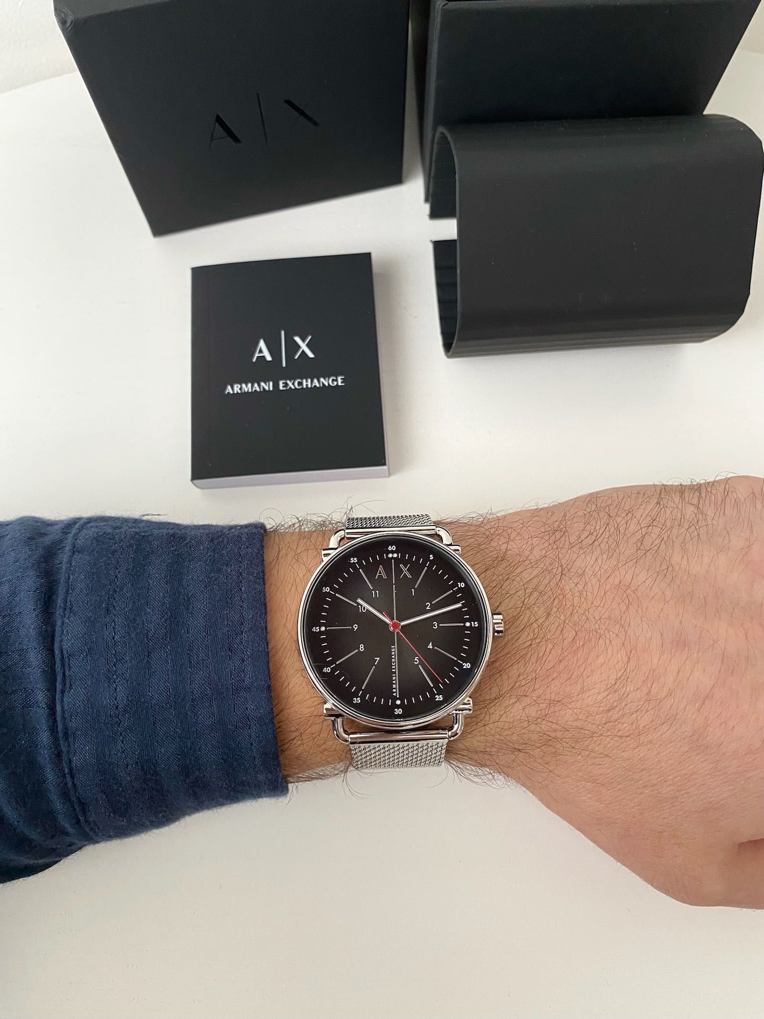 Armani Exchange Чоловічий брендовий годинник мужские часы оригинал AX