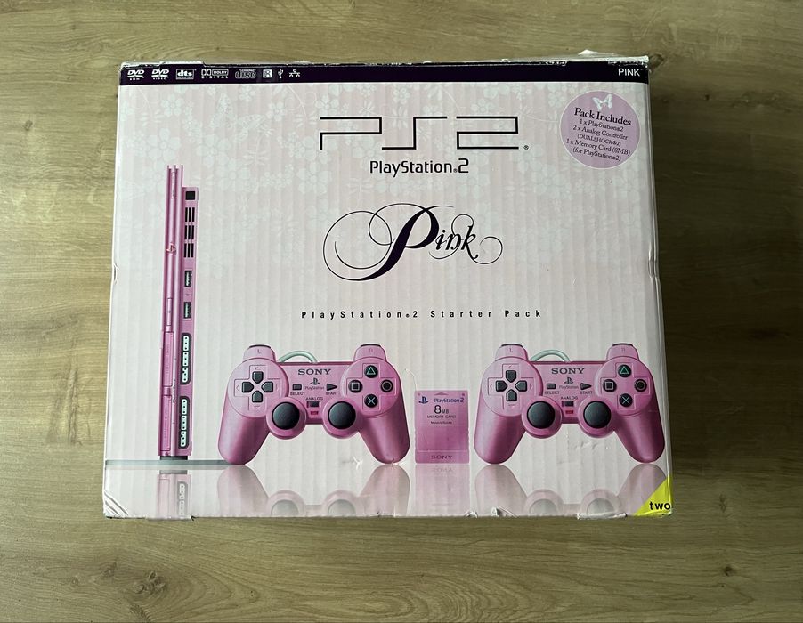 Konsola Play Station 2 pink