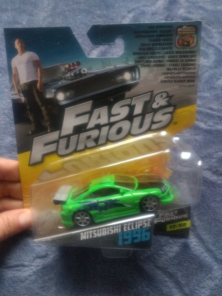 MITSUBISHI ECLIPSE 1996  FAST & FURIOUS Hot Wheels skala 1:55.