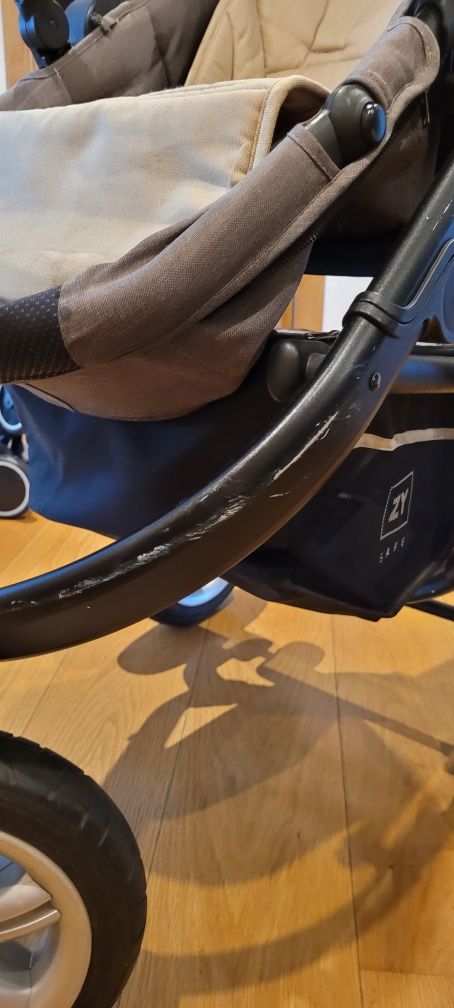 Carrinho de Bebê ZY Safe 3 Rodas – Confortável e Resistente