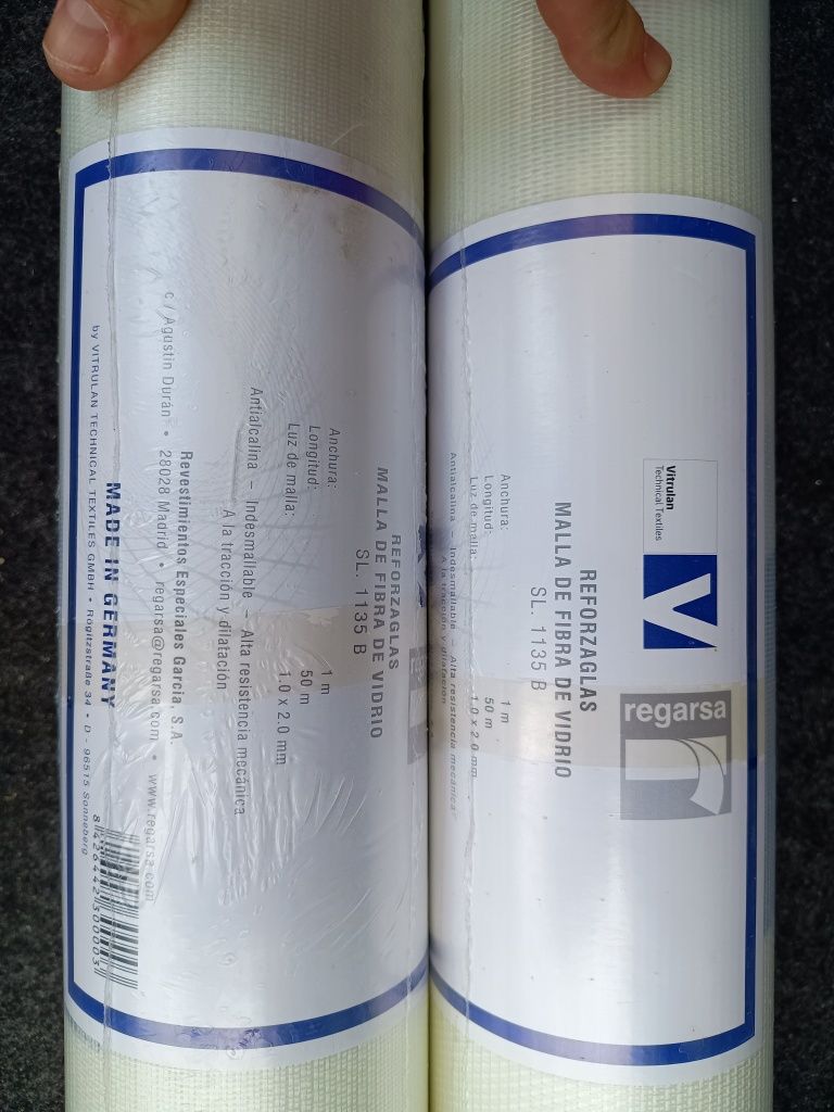 Rede fibra de vidro para pintura