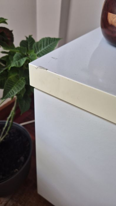 Móvel de TV IKEA – branco, com arrumação (usado)