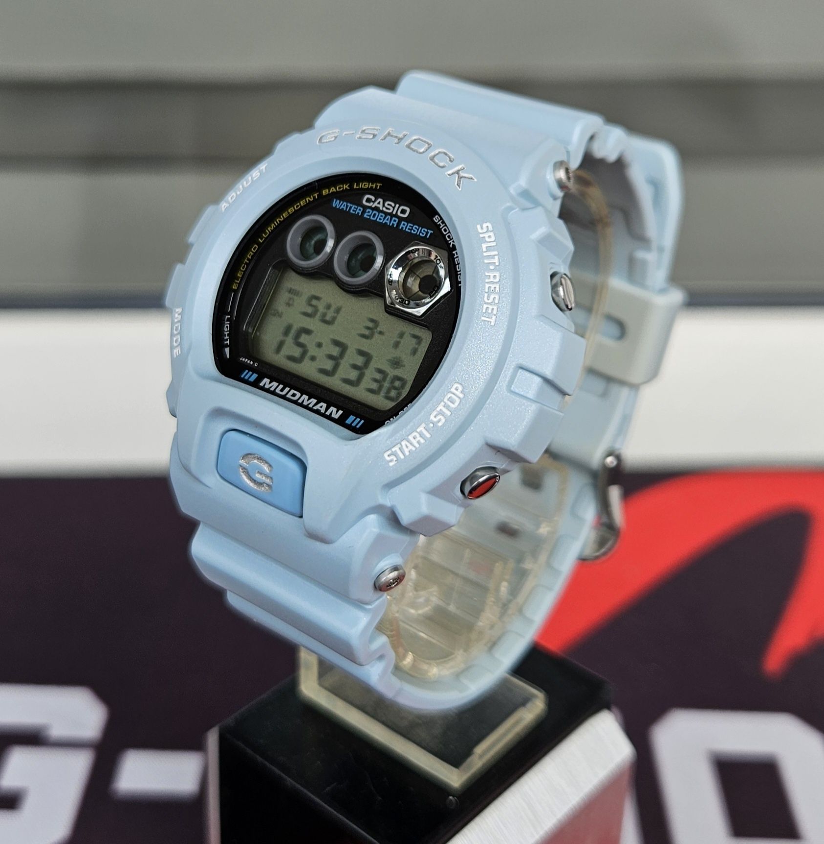 DW-6900/8400 Mudman Summer Blue Silver mod vintage Casio G-shock 1995