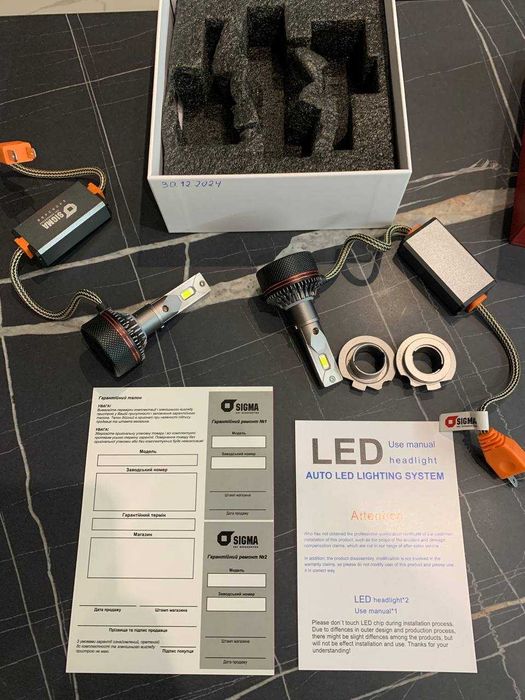 LED лампи H7 SIGMA X4 60W H7 11500LM