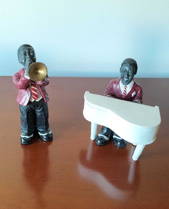 Figuras decorativas vintage de banda Jazz