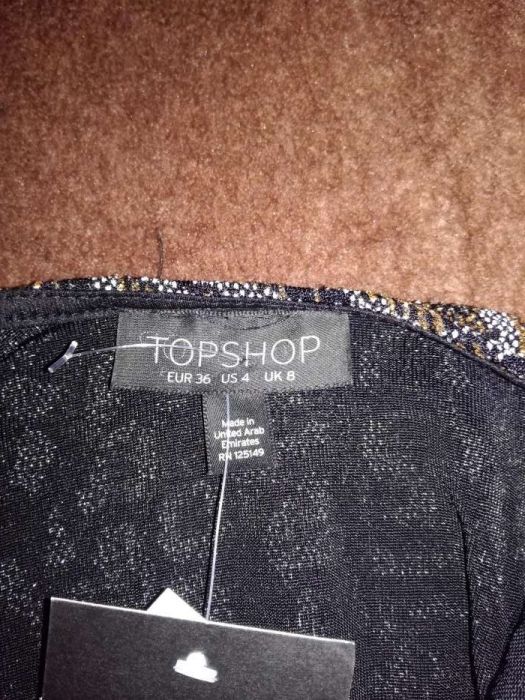 Suknia TOPSHOP wesele błyszcząca śliczna