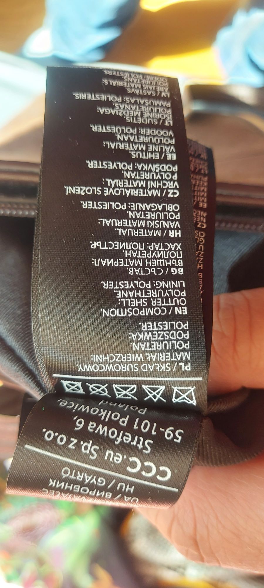 Torebka damska z aplikacją, brązowa, Quasi model RX90061.