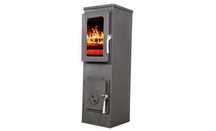 Piec stalowy ECO grzewczy Z SZAMOTEM KOZA 6 KW W5G