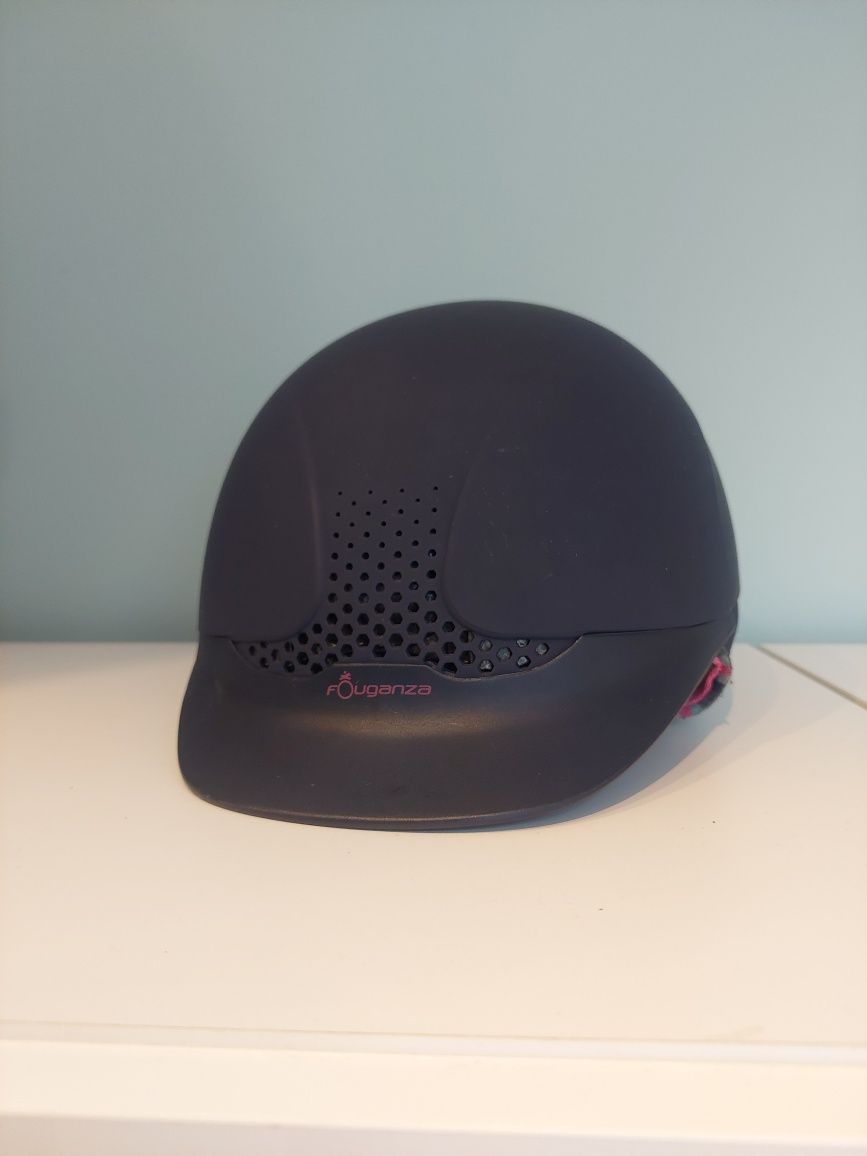 Kask jeździecki toczek Fouganza 53-55 cm
