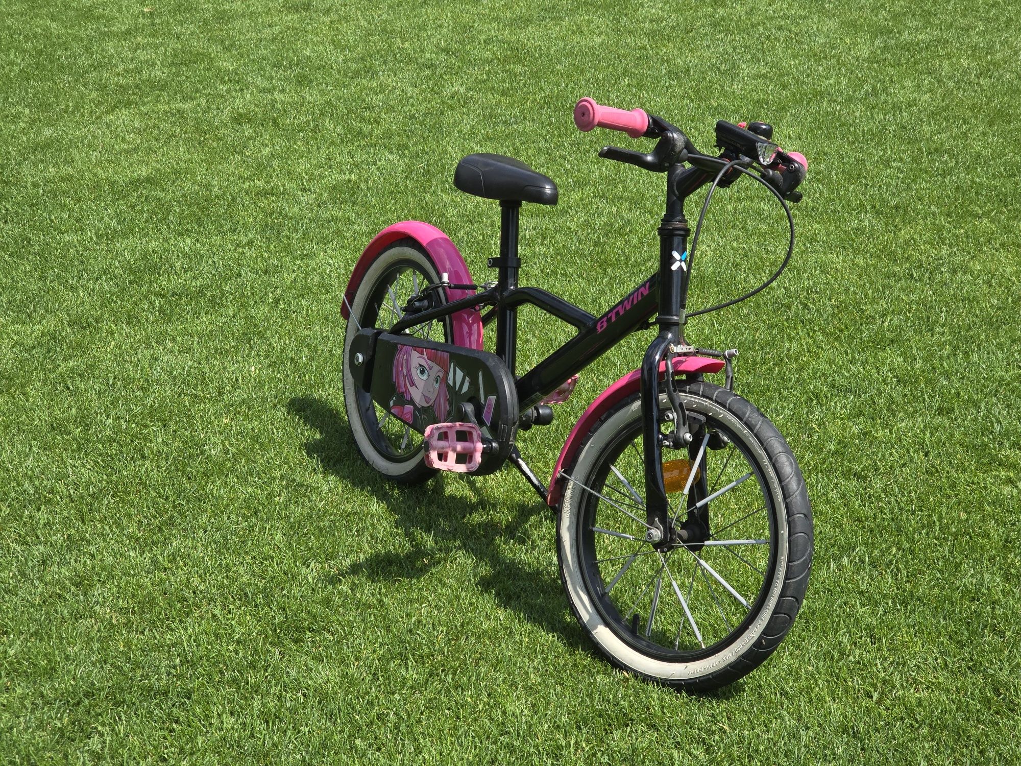 BTWIN Rowerek dziecięcy Spy Hero Girl 500 16 cali dla dziewczynki