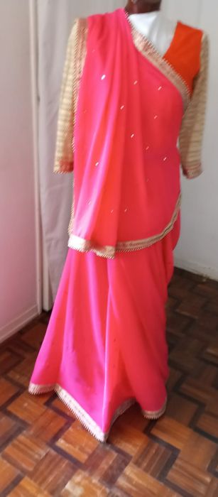 Sarees indianos, mulher