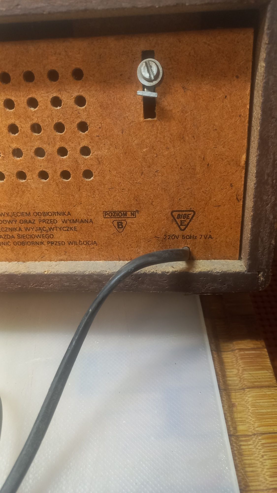 Radio stołowe Unitra Diora Śnieżka R-207