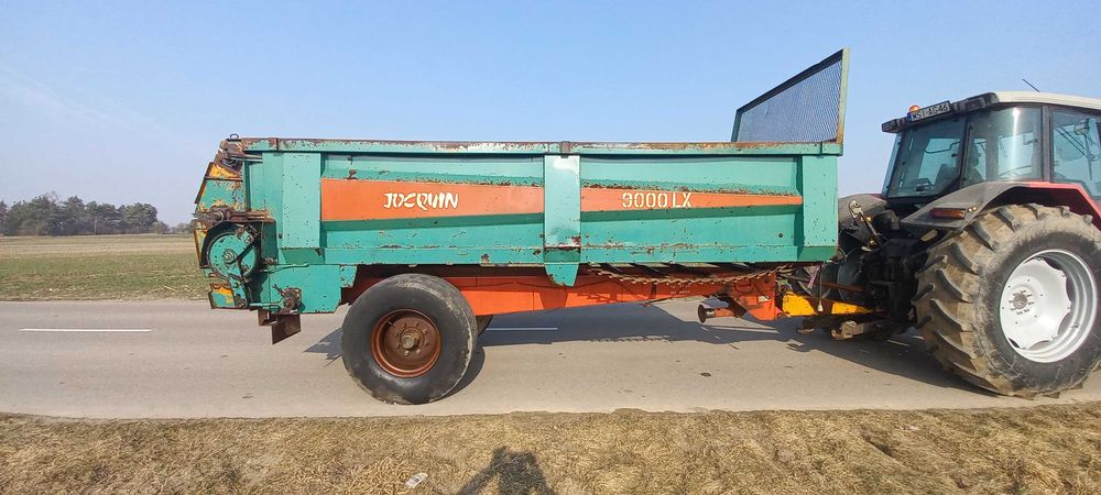 Rozrzutnik obornika JOCQUIN 9000/Ładowności 7 Ton/