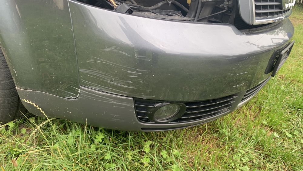 AUDI A4 B6 LX7Z zderzak przód przedni szary CZĘŚCI