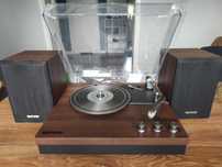 Gramofon Retrospiler  • Bluetooth • USB • Głośniki 2x15W • Vintage