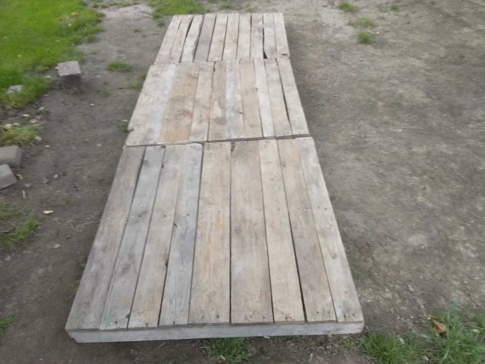 Palety 100 x 100 cm pełne deskowanie podest taras transport płot