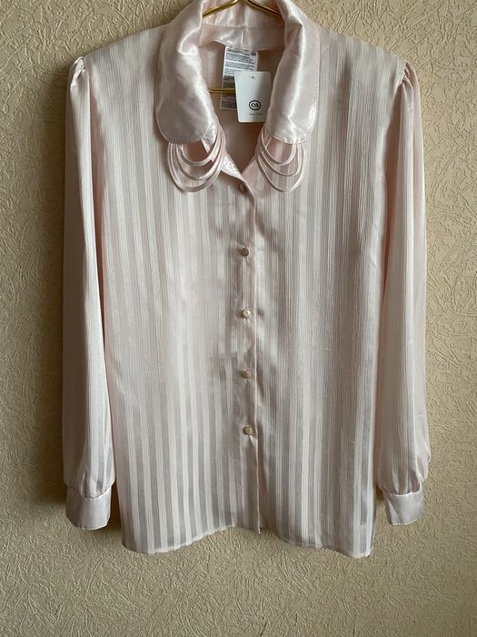 Блуза шелк ровного покроя