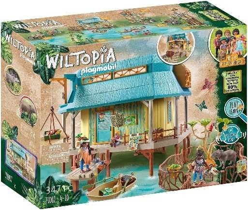 PLAYMOBIL Wiltopia 71007 stacja do pielęgnacji zwierząt z efektami