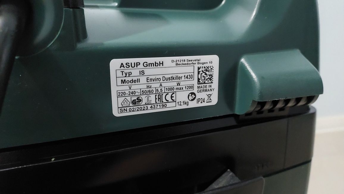 Пилосос enviro dustkiller, metabo