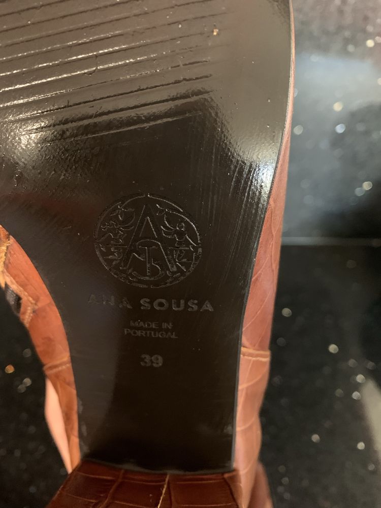 Botas em pele Ana Sousa